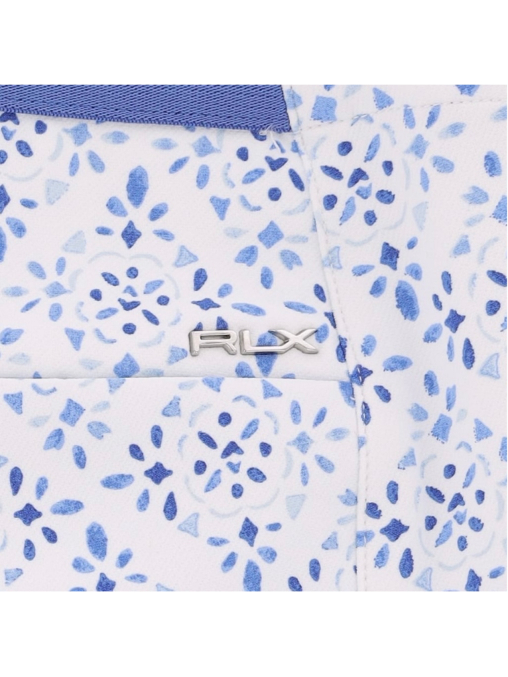 RLX Ralph Lauren Performance Golf Trousers Blue White Women’s Sz 12P Petite